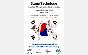 Stage technique Sarreguemines 27/05/2023